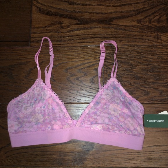 BNWT Floral Pink Bralette - Picture 4 of 5